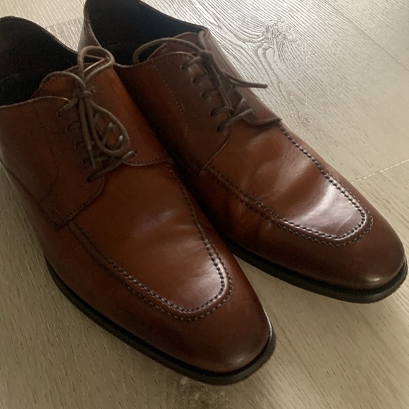 To Boot New York Adam Derrick Aldo Cognac Apron Vamp Derby Dress‎ Shoes Size 8.5 main image 9